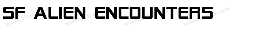 SF Alien Encounters字体转换
